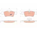 TRW Sada brzdovch destiek COTEC ‐ TRW GDB1643