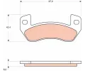 Sada brzdovch destiek TRW ‐ TRW GDB1680