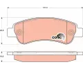 TRW Sada brzdovch destiek COTEC ‐ TRW GDB1682