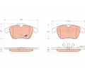 TRW Sada brzdovch destiek COTEC ‐ TRW GDB1683