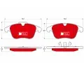 TRW Sada brzdovch destiek DTEC COTEC ‐ TRW GDB1683DTE