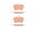 TRW Sada brzdovch destiek COTEC ‐ TRW GDB1712