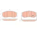 TRW Sada brzdovch destiek COTEC ‐ TRW GDB1715