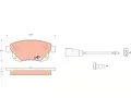 Sada brzdovch destiek TRW ‐ TRW GDB1725