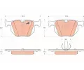 TRW Sada brzdovch destiek COTEC ‐ TRW GDB1730