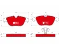 Sada brzdovch destiek TRW ‐ TRW GDB1738DTE