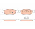 Sada brzdov�ch desti�ek&nbsp;TRW&nbsp;&dash;&nbsp;TRW GDB1749
