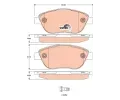 Sada brzdovch destiek TRW ‐ TRW GDB1750