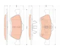 TRW Sada brzdovch destiek - kotouov brzda ‐ TRW GDB1752