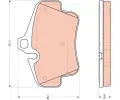 Sada brzdovch destiek TRW ‐ TRW GDB1758