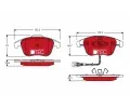Sada brzdovch destiek TRW ‐ TRW GDB1762DTE