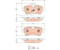 TRW Sada brzdovch destiek COTEC ‐ TRW GDB1766
