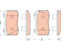 TRW Sada brzdovch destiek - kotouov brzda ‐ TRW GDB1773