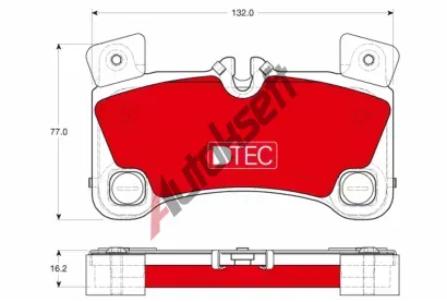TRW Sada brzdovch destiek DTEC COTEC TRW GDB1775DTE, GDB1775DTE