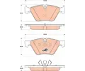 TRW Sada brzdovch destiek COTEC ‐ TRW GDB1810