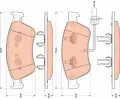 Sada brzdovch destiek TRW ‐ TRW GDB1811