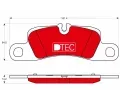 TRW Sada brzdovch destiek DTEC COTEC ‐ TRW GDB1839DTE
