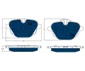 TRW Sada brzdov�ch desti�ek ELECTRIC BLUE&nbsp;&dash;&nbsp;TRW GDB1840BTE