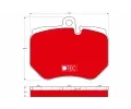 TRW Sada brzdovch destiek DTEC COTEC ‐ TRW GDB1848DTE