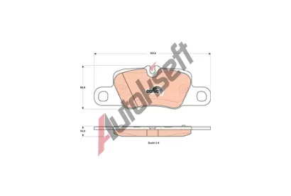 TRW Sada brzdovch destiek - kotouov brzda TRW GDB1849, GDB1849