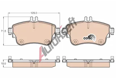 TRW Sada brzdových destiček - kotoučová brzda TRW GDB1933, GDB1933  TRW Sada brzdových destiček - kotoučová brzda TRW GDB1933, GDB1933