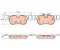 TRW Sada brzdovch destiek ‐ TRW GDB2063