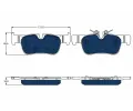 TRW Sada brzdovch destiek ELECTRIC BLUE ‐ TRW GDB2063BTE