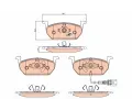 Sada brzdovch destiek TRW ‐ TRW GDB2080