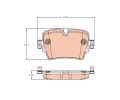 Sada brzdovch destiek TRW ‐ TRW GDB2095
