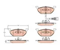 Sada brzdovch destiek TRW ‐ TRW GDB2108