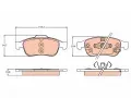 TRW Sada brzdovch destiek ‐ TRW GDB2111
