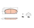Sada brzdov�ch desti�ek&nbsp;TRW&nbsp;&dash;&nbsp;TRW GDB2142