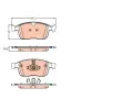 TRW Sada brzdovch destiek ‐ TRW GDB2146