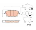 Sada brzdovch destiek TRW ‐ TRW GDB2200