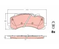 TRW Sada brzdovch destiek ‐ TRW GDB2235