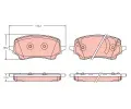 TRW Sada brzdovch destiek ‐ TRW GDB2346