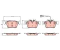 TRW Sada brzdovch destiek ‐ TRW GDB2364