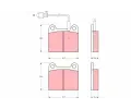 TRW Sada brzdov�ch desti�ek&nbsp;&dash;&nbsp;TRW GDB240