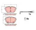 Sada brzdovch destiek TRW ‐ TRW GDB2412