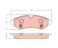 Sada brzdovch destiek TRW ‐ TRW GDB2422