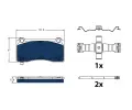Sada brzdov�ch desti�ek&nbsp;TRW&nbsp;&dash;&nbsp;TRW GDB2431BTE
