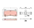 Sada brzdovch destiek TRW ‐ TRW GDB2448