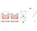 TRW Sada brzdov�ch desti�ek&nbsp;&dash;&nbsp;TRW GDB2520