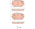 Sada brzdovch destiek TRW ‐ TRW GDB2549