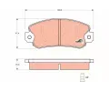 TRW Sada brzdovch destiek COTEC ‐ TRW GDB297