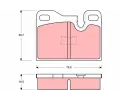 Sada brzdovch destiek TRW ‐ TRW GDB310
