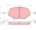 TRW Sada brzdovch destiek - kotouov brzda ‐ TRW GDB3103