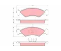 Sada brzdovch destiek TRW ‐ TRW GDB311