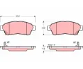 Sada brzdovch destiek TRW ‐ TRW GDB3147