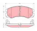 Sada brzdovch destiek TRW ‐ TRW GDB3162